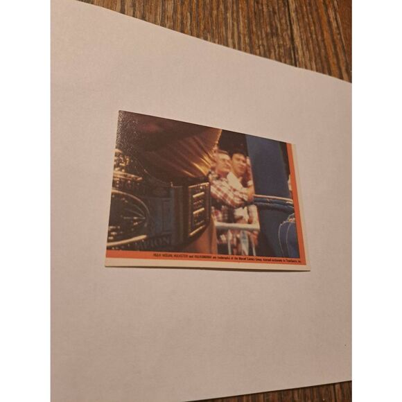 Vintage 1987 WWF Titan Sports Sticker Card 22 Puzzle Piece WWE Vintage Wrestling - Picture 2 of 2